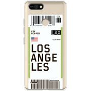 Прозрачный чехол BoxFace Tecno POP 2F Ticket Los Angeles