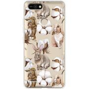 Прозрачный чехол BoxFace Tecno POP 2F Cotton and Rabbits