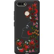 Черный чехол BoxFace Tecno POP 2F 3D Ukrainian Muse