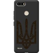 Черный чехол BoxFace Tecno POP 2F Ukrainian Trident