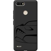 Черный чехол BoxFace Tecno POP 2F Sportcar