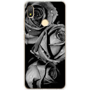 Чехол BoxFace Tecno POP 3 Black and White Roses