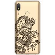 Прозрачный чехол BoxFace Tecno POP 3 Chinese Dragon