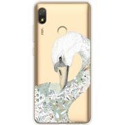 Прозрачный чехол BoxFace Tecno POP 3 Swan