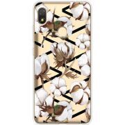 Прозрачный чехол BoxFace Tecno POP 3 Cotton flowers