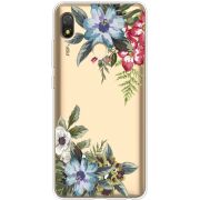 Прозрачный чехол BoxFace Tecno POP 3 Floral