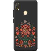 Черный чехол BoxFace Tecno POP 3 Ukrainian Ornament