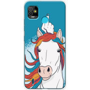 Чехол BoxFace Tecno POP 5 Fuck Unicorn