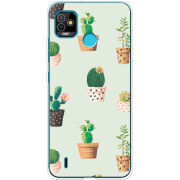 Чехол BoxFace Tecno POP 5 L-green Cacti