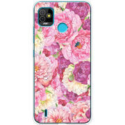 Чехол BoxFace Tecno POP 5 Pink Peonies