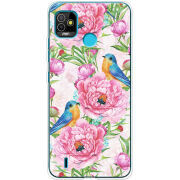 Чехол BoxFace Tecno POP 5 Birds and Flowers