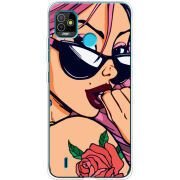 Чехол BoxFace Tecno POP 5 Pink Girl