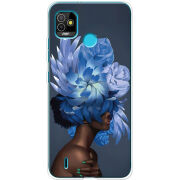 Чехол BoxFace Tecno POP 5 Exquisite Blue Flowers