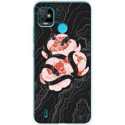Чехол BoxFace Tecno POP 5 Snake Rose