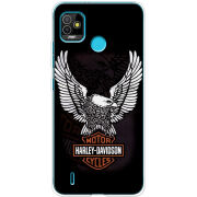 Чехол BoxFace Tecno POP 5 Harley Davidson and eagle