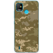 Чехол BoxFace Tecno POP 5 Камуфляж ЗСУ