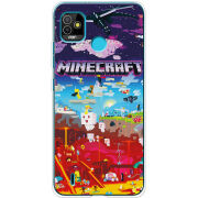 Чехол BoxFace Tecno POP 5 Minecraft World Beyond