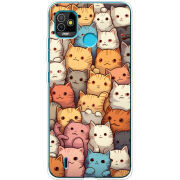 Чехол BoxFace Tecno POP 5 Котики муркотики