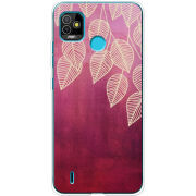 Чехол BoxFace Tecno POP 5 Gold Leaves