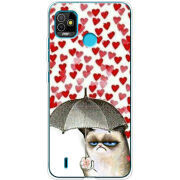 Чехол BoxFace Tecno POP 5 Raining Hearts