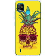 Чехол BoxFace Tecno POP 5 Pineapple Skull