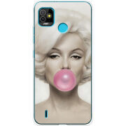 Чехол BoxFace Tecno POP 5 Marilyn Monroe Bubble Gum