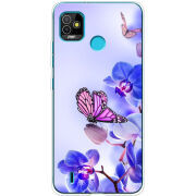 Чехол BoxFace Tecno POP 5 Orchids and Butterflies