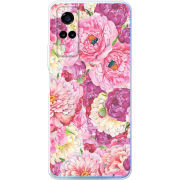 Чехол BoxFace Vivo Y53S Pink Peonies