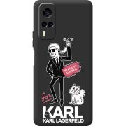 Черный чехол BoxFace Vivo Y53S For Karl
