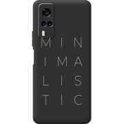 Черный чехол BoxFace Vivo Y53S Minimalistic