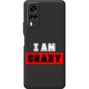 Черный чехол BoxFace Vivo Y53S I'm Crazy