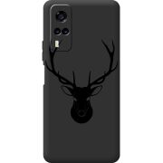 Черный чехол BoxFace Vivo Y53S Deer