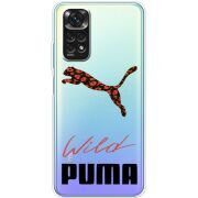 Прозрачный чехол BoxFace Xiaomi Redmi Note 11 / Note 11S Global Version Wild Cat
