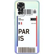 Прозрачный чехол BoxFace Xiaomi Redmi Note 11 / Note 11S Global Version Ticket Paris