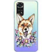 Прозрачный чехол BoxFace Xiaomi Redmi Note 11 / Note 11S Global Version Winking Fox