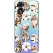 Прозрачный чехол BoxFace Xiaomi Redmi Note 11 / Note 11S Global Version Cotton and Rabbits