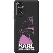 Черный чехол BoxFace Xiaomi Redmi Note 11 / Note 11S Pink Karl