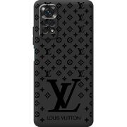 Черный чехол BoxFace Xiaomi Redmi Note 11 / Note 11S LV Style