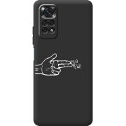 Черный чехол BoxFace Xiaomi Redmi Note 11 / Note 11S Pew Pew