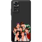 Черный чехол BoxFace Xiaomi Redmi Note 11 / Note 11S BTS