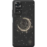 Черный чехол BoxFace Xiaomi Redmi Note 11 / Note 11S Moon