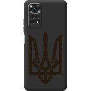 Черный чехол BoxFace Xiaomi Redmi Note 11 / Note 11S Ukrainian Trident
