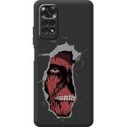 Черный чехол BoxFace Xiaomi Redmi Note 11 / Note 11S Нападение на Титана