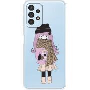 Прозрачный чехол BoxFace Samsung Galaxy A32 5G (A326) Winter Morning Girl