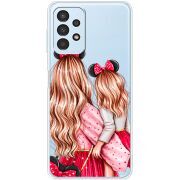 Прозрачный чехол BoxFace Samsung Galaxy A32 5G (A326) Mouse Girls
