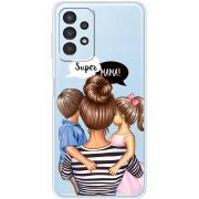 Прозрачный чехол BoxFace Samsung Galaxy A32 5G (A326) Super Mama