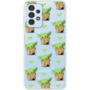 Прозрачный чехол BoxFace Samsung Galaxy A32 5G (A326) Pattern Baby Yoda