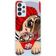 Прозрачный чехол BoxFace Samsung Galaxy A32 5G (A326) Winter Puggy