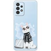 Прозрачный чехол BoxFace Samsung Galaxy A32 5G (A326) Cat Style