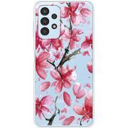 Прозрачный чехол BoxFace Samsung Galaxy A32 5G (A326) Pink Magnolia